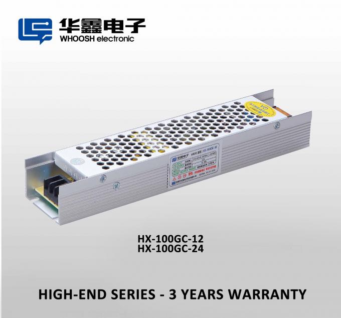 Conductor de la fuente de alimentación de la muestra de 180-264VAC LED IP20 8.33A 12V 100W LED 2